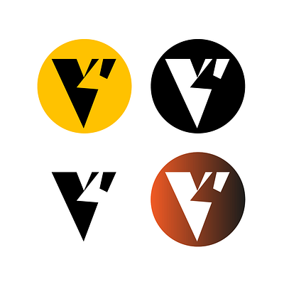 Letter V Logo begginer brand identy branding daily project dailyui design illustration mockups photoshop