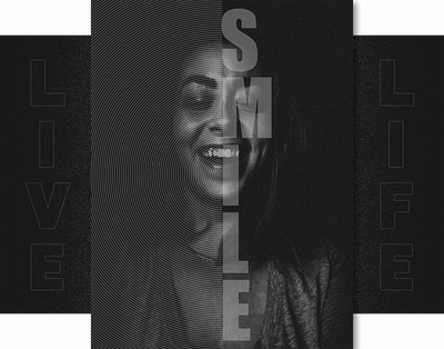 Smile - Poster Design design graphic design illustration illustrator photo manipulation vector