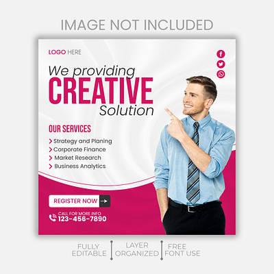 Business Social Media Post Design Template agency agrafixer branding business design graphic design illustration marketing marketing social media post motion graphics ui vector