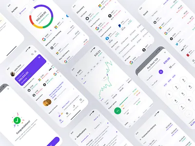 Stock Investment App fractional share mobile stock ui user interface ux