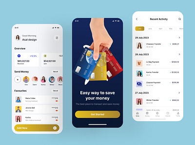 Finance App design animation app app design banking banking app card design finance finance app finance app design graphic design mobile mobile app mobile app design popular product ui ui design uiux ux