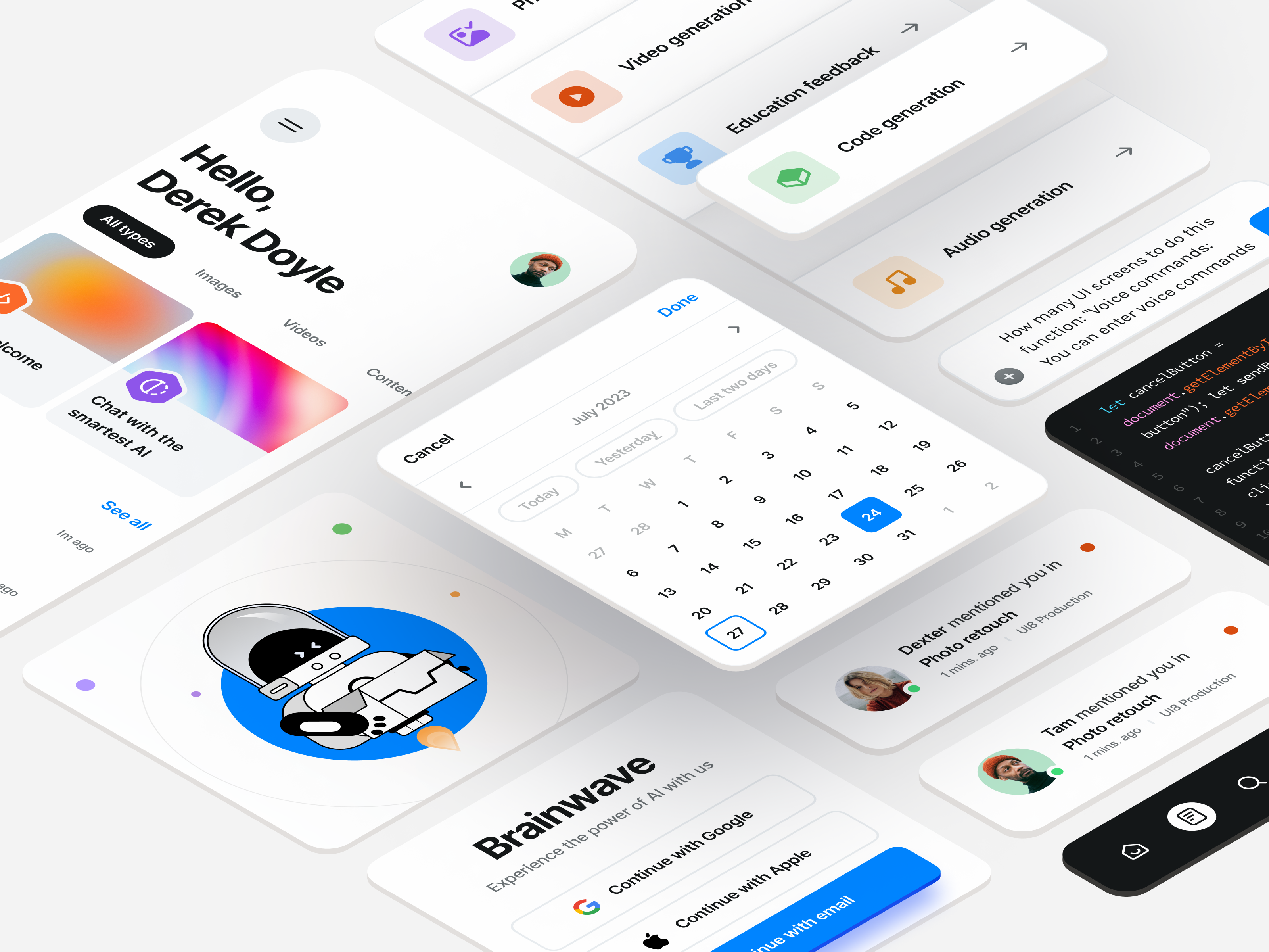 Brainwave - AI Art Generator By Tran Mau Tri Tam For UI8 On Dribbble