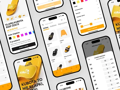 Kubota | Mobile App Concept Grid ecommerce mobile app ui mobile store