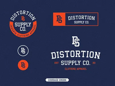 Courage Union Logo branding design font illustration logo typography
