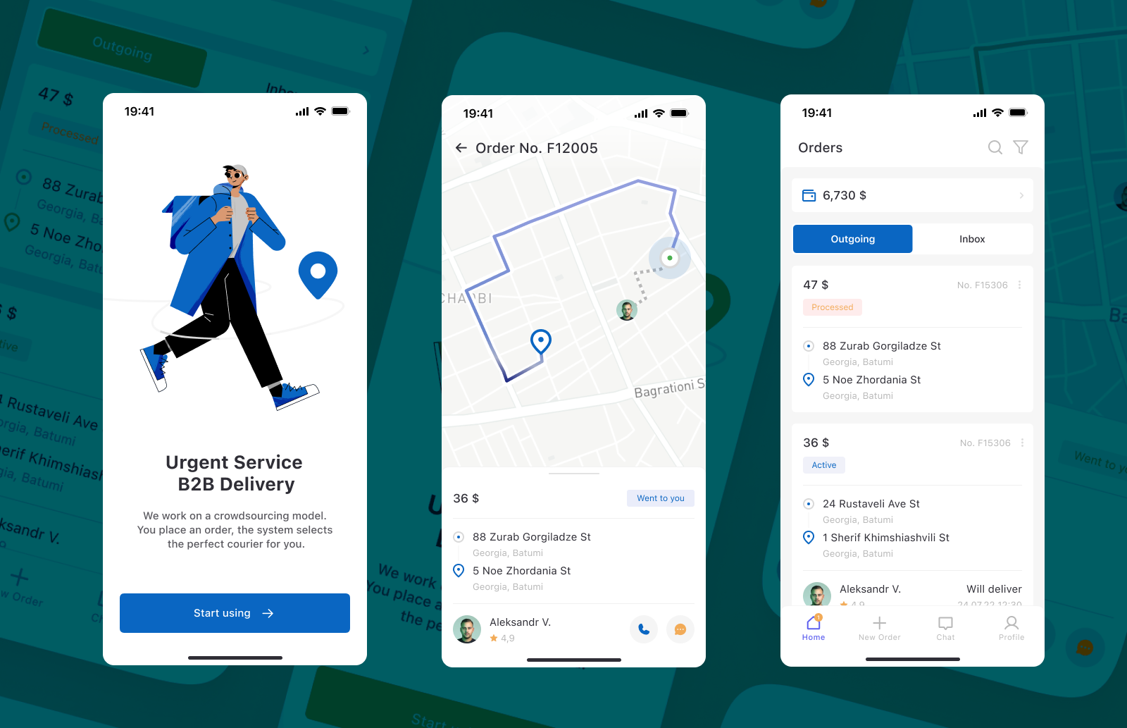 Delivery App by Sadhana on Dribbble