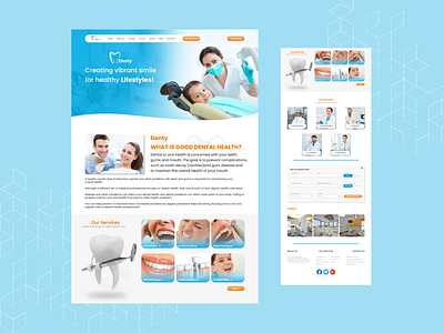 Dental Clinic - Website ui