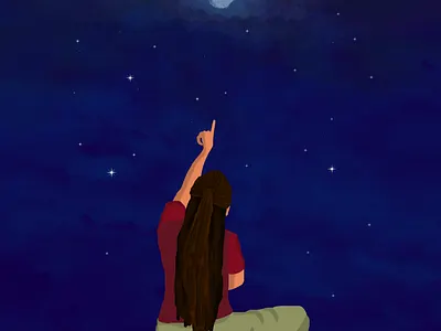 Blissful Nights animation design digital drawing drawing graphic design illustration sketches vector