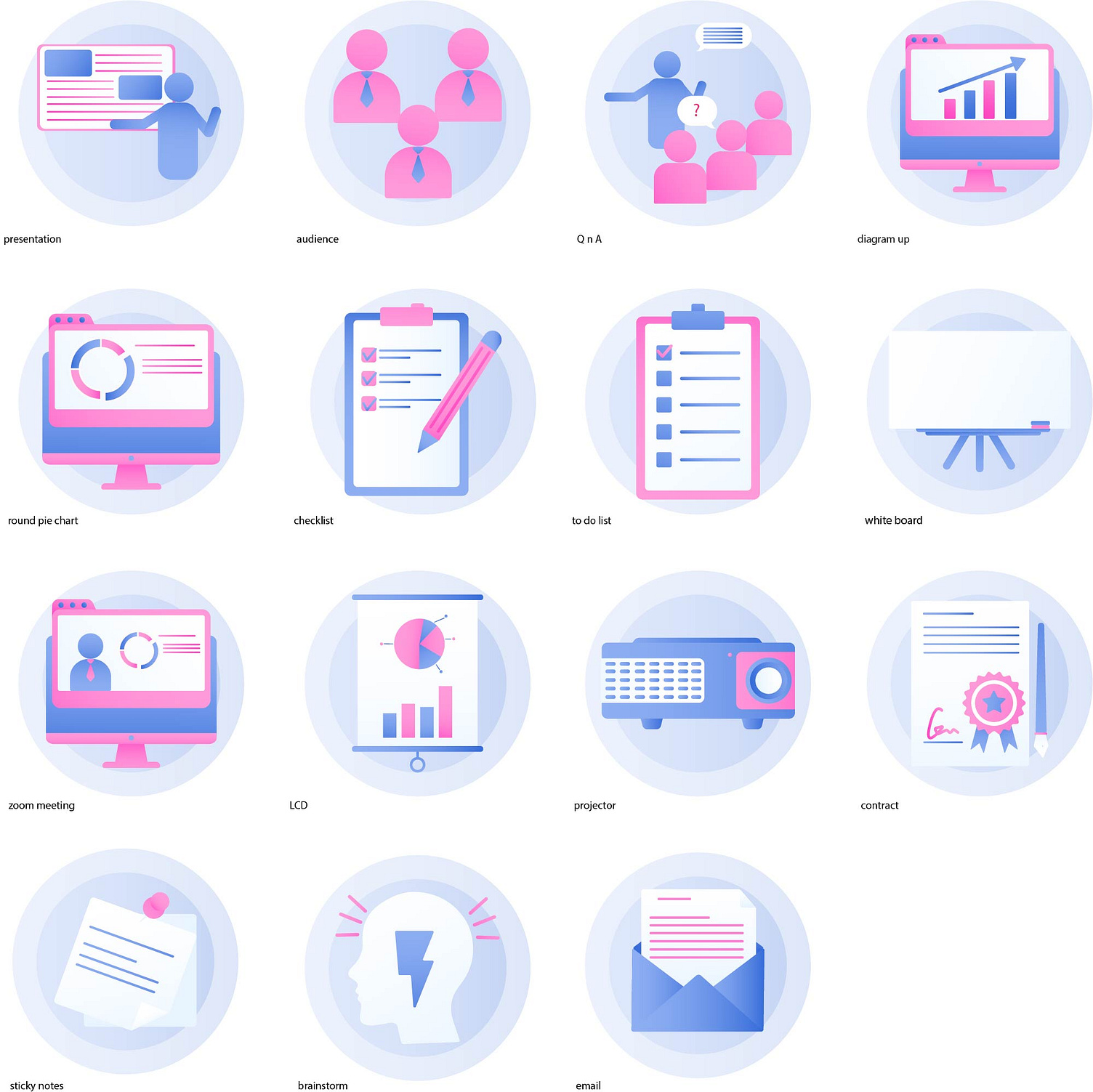 PRESENTATION ICON PACK by Celina Ayu Puspasari on Dribbble
