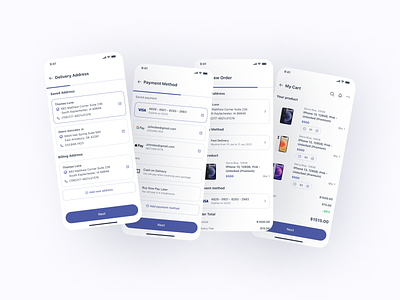 Purchase flow app buy ecommerce mobile payment purchase shopping ui ux