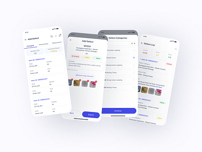 Add defect add defect business defect inspection inspector mobile saas ui ux