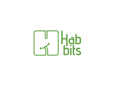 Habbits Logo - F&B Company branding creative food and beverages graphic design logo modern logo simple logo