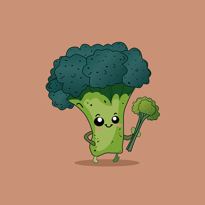 Broccoli ill illustration ui design