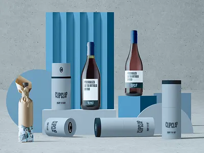 CLIPCLAP | Branding beverage design brand identity branding composition design logo logo design logo ideas logo inspiration logotype minimal wine branding wine design wine label
