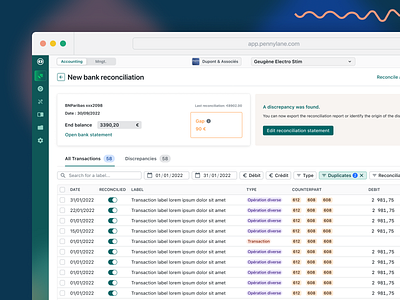 Streamlining Bank Reconciliation: From Chaos to Clarity bank cards component design table ui ux