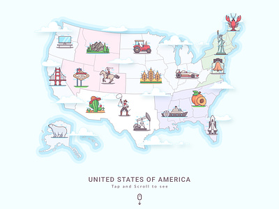 Journey Across America: Landmark Icon Illustration america map art creative icons flat icon flat illustration flat vector illustrations icon design icon illustration iconic landmarks iconography landmark icon landmark icon illustration landmark icons map icon map illustrations vector art vector graphics vector icons vector illustration