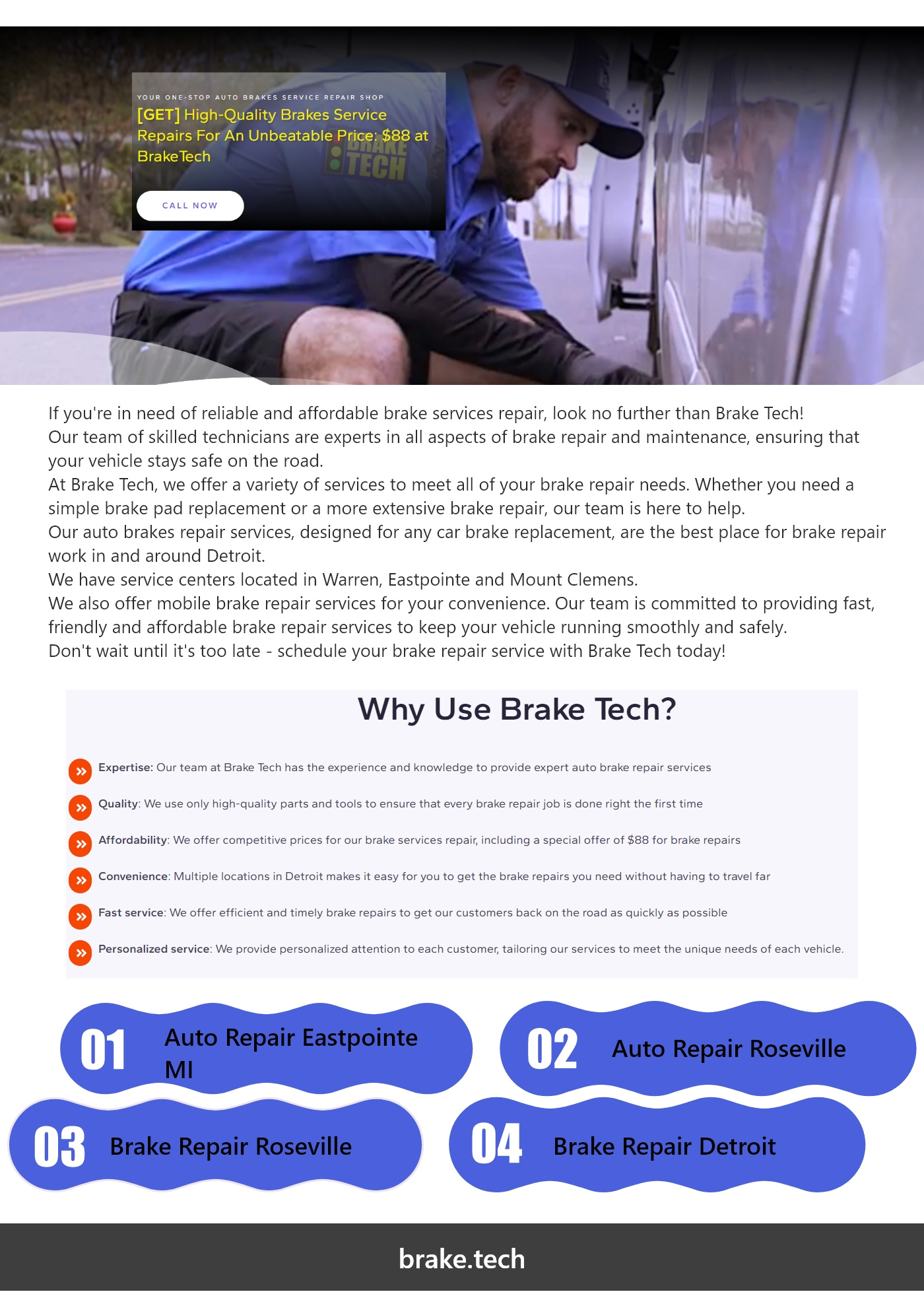 Auto Repair Roseville by Pat Walby on Dribbble