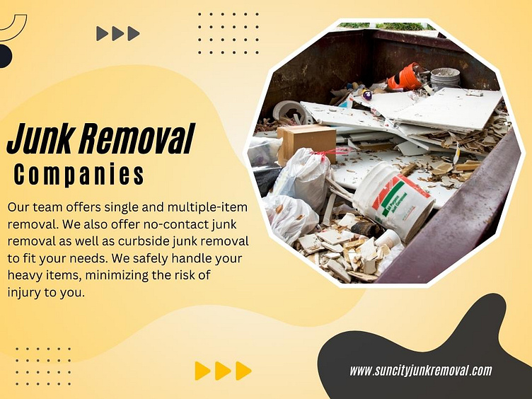 Junk Removal Companies El, Paso Texas by Sun City Junk Removal on Dribbble