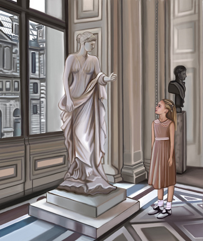 Museum Tour design graphic design illustration vector