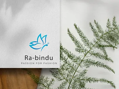 Ra - Bindu Logo Design adobe illustrator adobe photoshop brand identity branding business butterfly logo clothing corporate creative design digital fashion graphic logo minimalist modern professional versatile