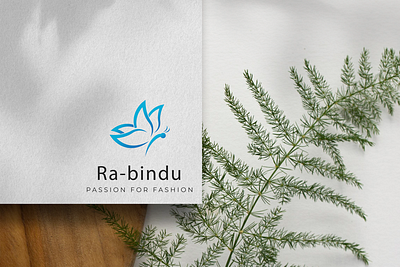 Ra - Bindu Logo Design adobe illustrator adobe photoshop brand identity branding business butterfly logo clothing corporate creative design digital fashion graphic logo minimalist modern professional versatile