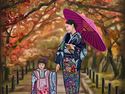 Park Walk design graphic design illustration vector