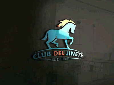 Horses Club Design 3d branding graphic design logo motion graphics
