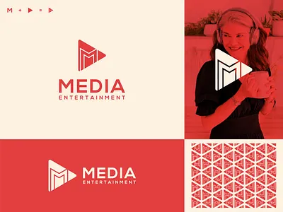 logo design, music logo, minimalist, logo, branding design a b c d e f g h i j k l m ai brand identity branding branding design creative logo entertainment logo letter logo logo designer logomark m letter media logo music play play logo play symbol