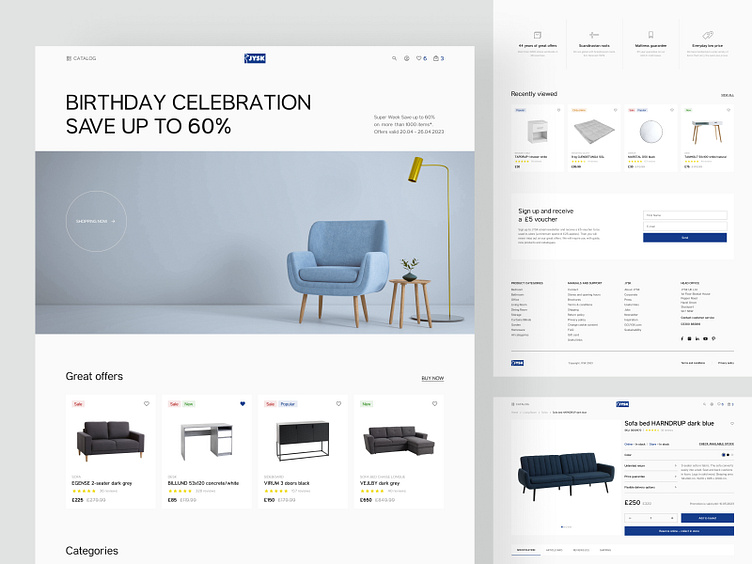 JYSK Ukraine by Denys K 🇺🇦 for Strivence 🇺🇦 on Dribbble