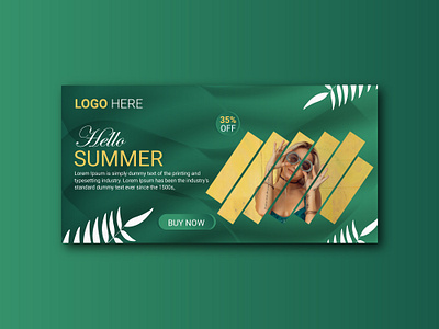 summer website header design template graphic design hello summer modern design social media cover summer summer design summer post summer sale website cover website header