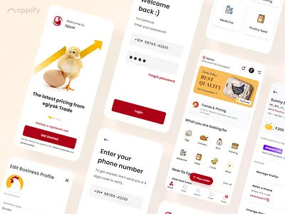 UI Design for Seamless User Experience app app design app screens applications applify delivery app design graphic design mobile app design mockups prototypes ui ui design ux design wireframes