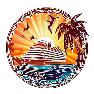 Cruise series branding cruise graphic design illustration logo vector