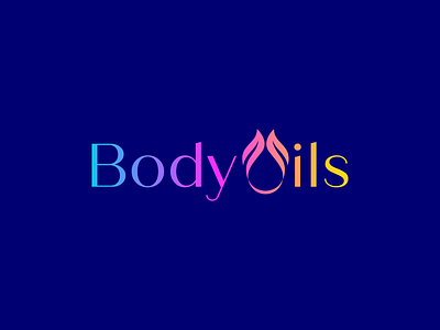 BodyOils Logo Design aromatic botanical branding fragrance glow hydrating logo logo design luxurious luxury natural nourishing organic pampering revive serene silky skincare smooth typography