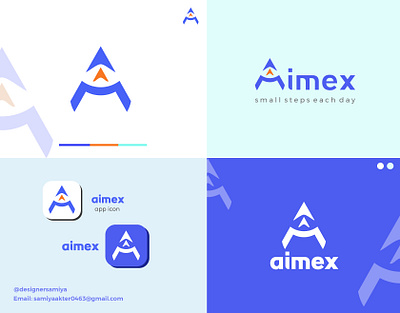 Aimex Logo aimex logo best logo brand identity branding graphic design logo logo design logo folio minimalist modern logo vect plus