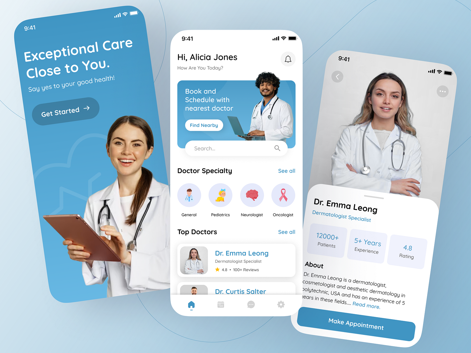 Healthcare Mobile App UI by XongoLab Technologies LLP on Dribbble