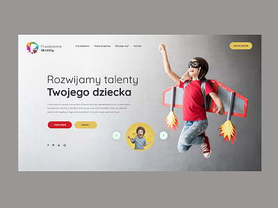 Przedszkolne Skrzaty design graphic design ui user experience user interface ux web design