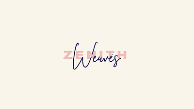 | Zenith Weaving | Conceptual Textile Brand Identity branding design graphic design identity illustration logo motion graphics vector