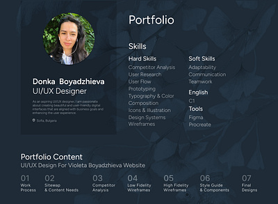 UI/UX Design Portfolio Donka Boyadzhieva design e commerce landing page portfolio ui ui design ux