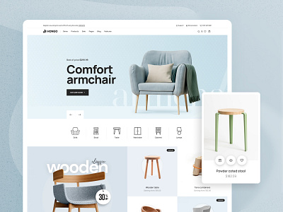 Hongo - Multipurpose Shopify Theme - Furniture Store blog clothes creative design ecommerce electronics fashion furniture modern multipurpose responsive shoes shop shopify shopping store theme themeforest