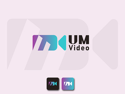 UMvideo , app logo , branding logo 3d animation branding graphic design logo motion graphics ui