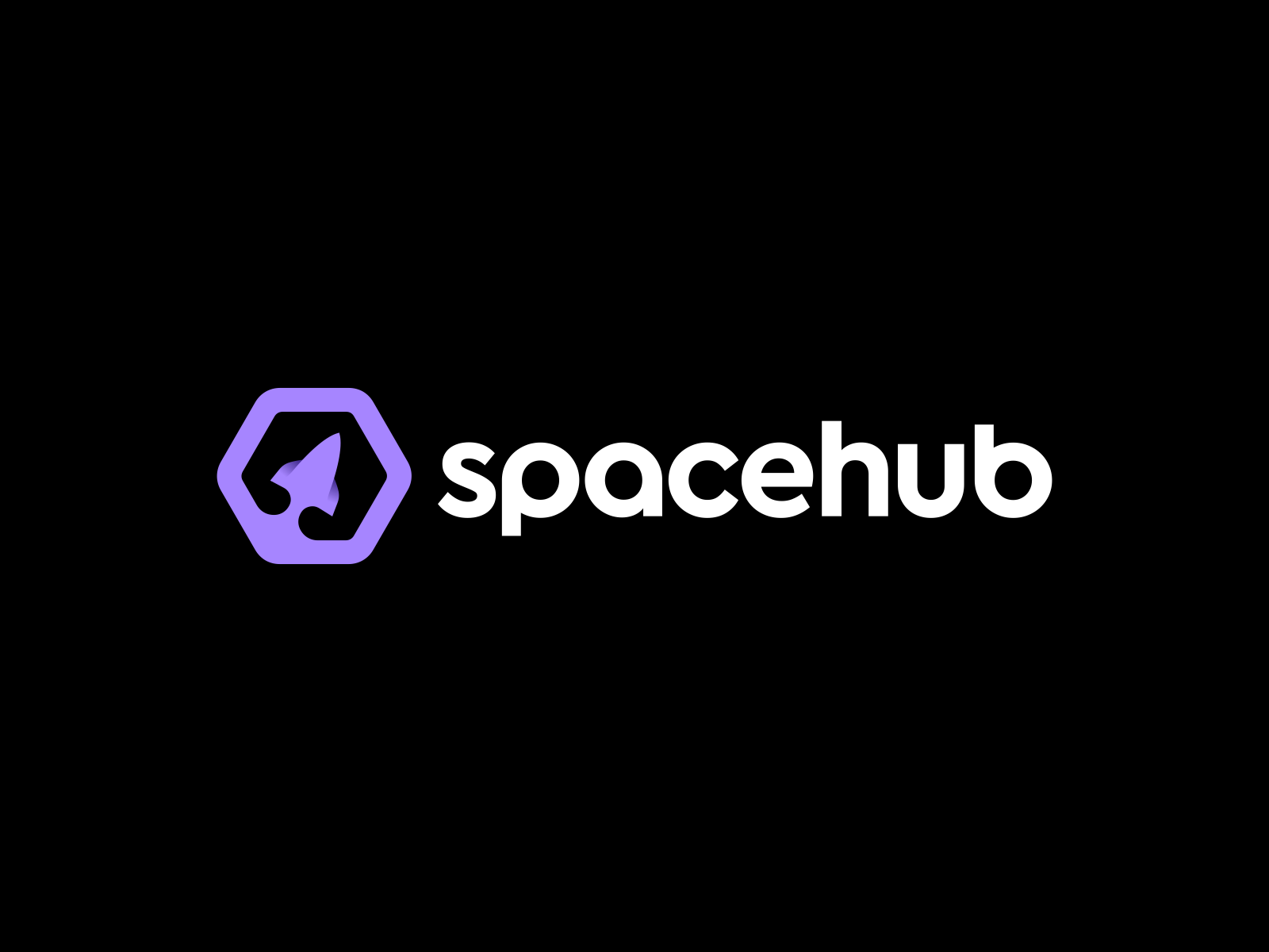 Modern Logo Design - Space, Rocket, Rocketship, Stars, Hexagon ai learning artificial intelligence brand crypto blockchain data analytics design designer ecommerce hexagon hub icon logo logodesign modern logo rocket rocketship simple logo software space space spaceship startup symbol