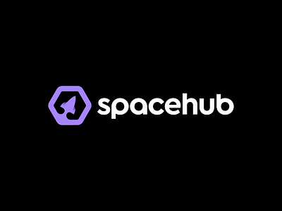 Modern Logo Design - Space, Rocket, Rocketship, Stars, Hexagon ai learning artificial intelligence brand crypto blockchain data analytics design designer ecommerce hexagon hub icon logo logodesign modern logo rocket rocketship simple logo software space space spaceship startup symbol