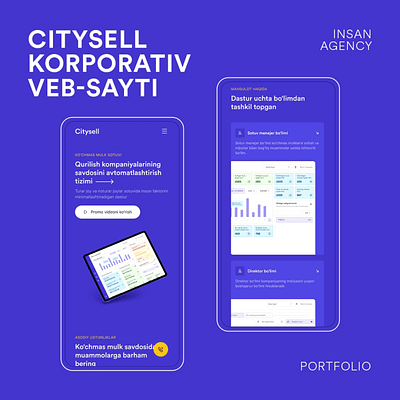 Citysell landing page landing page ui ux