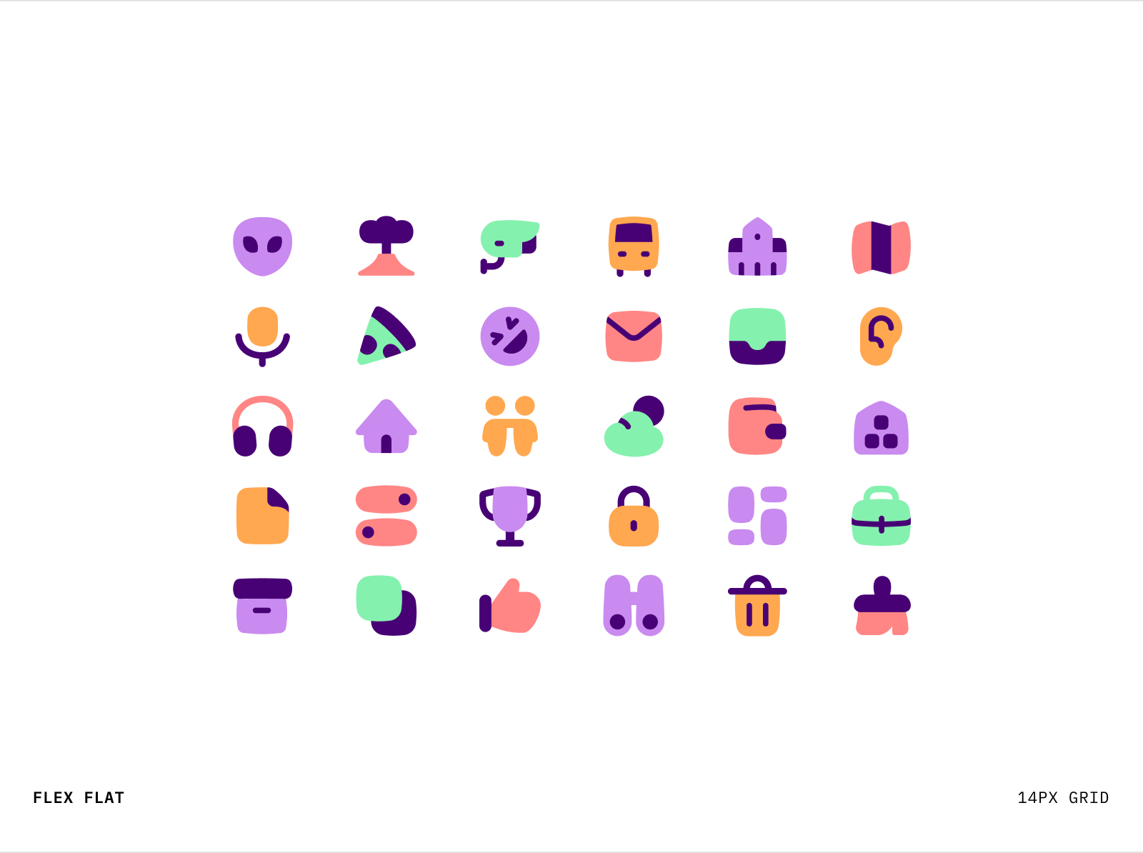 Flex Icons - Flat vs Duo by Streamlinehq on Dribbble