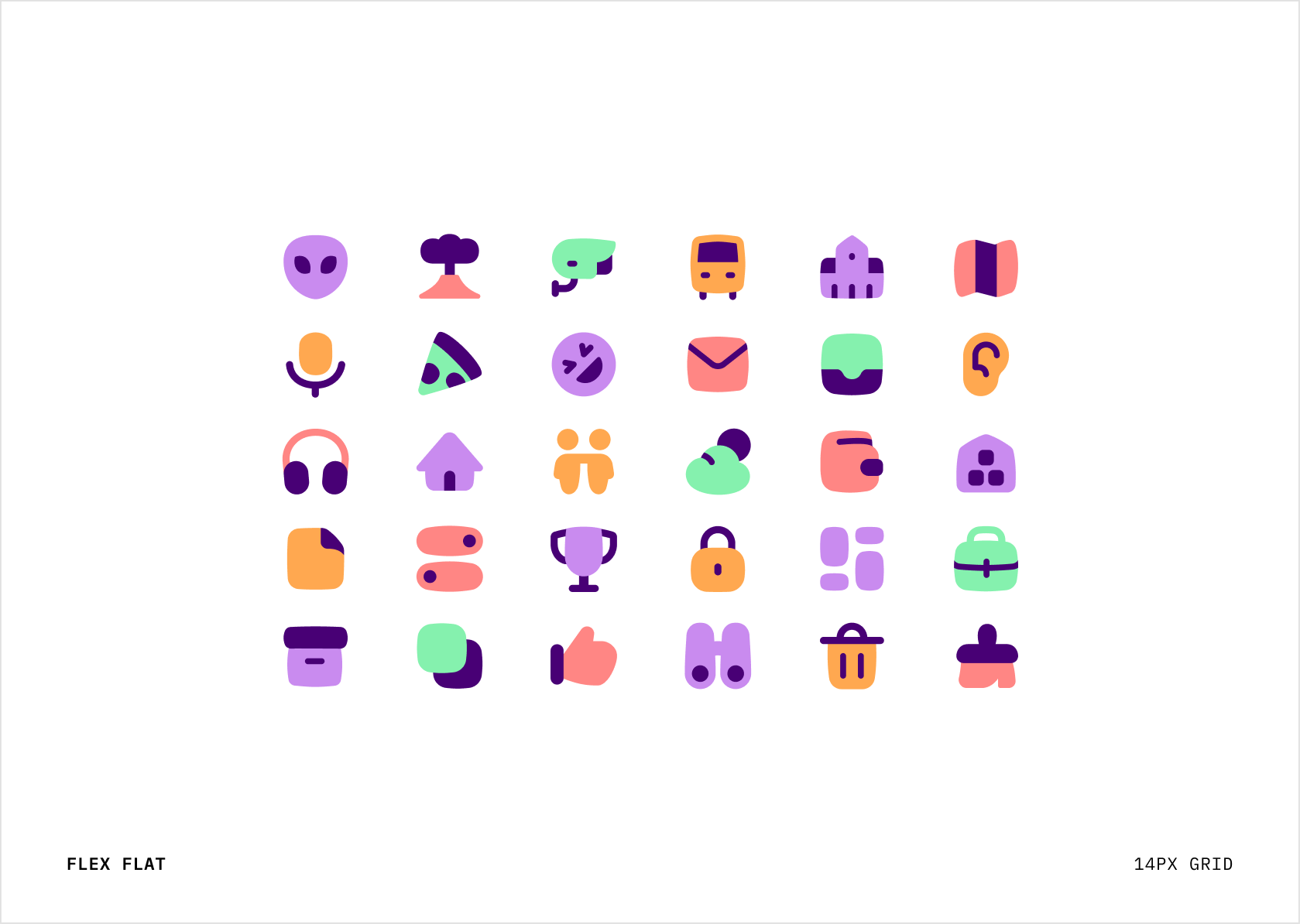 Flex Icons - Flat vs Duo by Streamlinehq on Dribbble