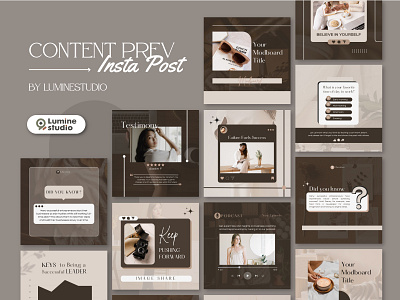 Grey Engagement Instagram Template aesthetic design graphic design instagram marketing post sosial media