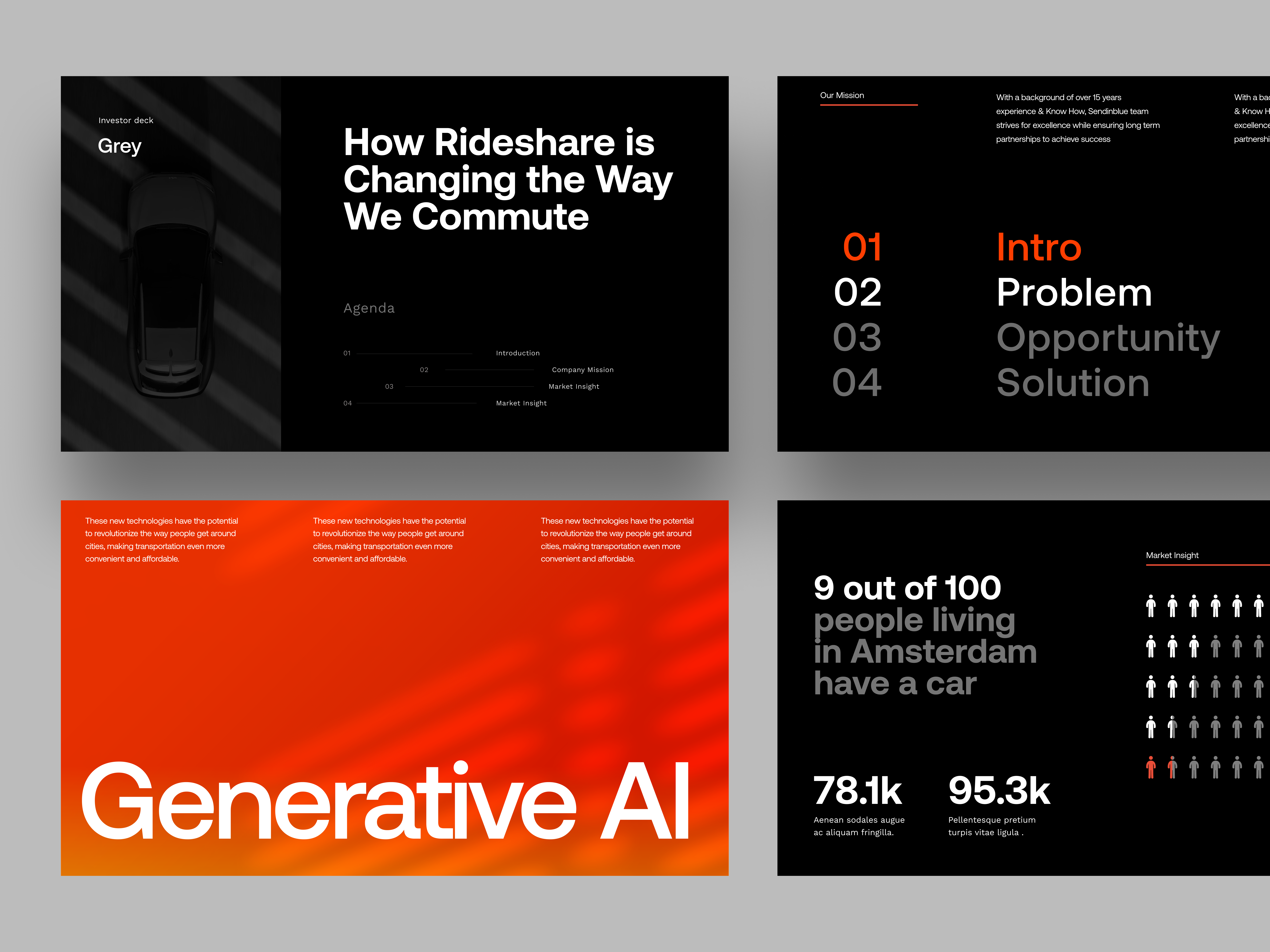 Example of Custom Company Presentation Template