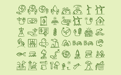 Save The Planet Icons graphic design icons iconset ui