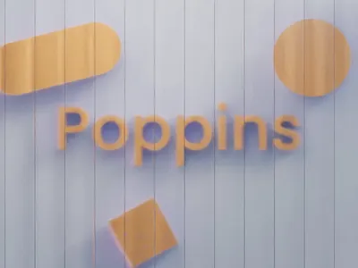 Type Explorations #06 Animated 3d b3d blender design font illustration poppins render type