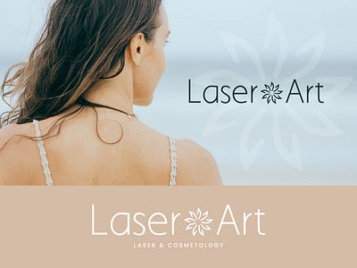 LaserArt Logo beauty beautylogo branding cosmetology graphic design identity logo logodesign logomark minimal vector