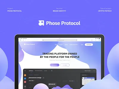 Phose Protocol - Branding for the new crypto protocol brand brand design brand designer brand guideline brand identity branding crypto fintech graphic design graphic designer guideline identity logo design logo designer logotype mobile app phenomenon protocol ui ui design